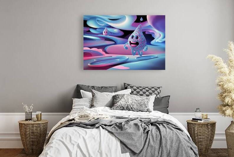 Sprinkle background Abstract d Illustration by Lucian Dragan