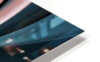 Abstract background with dynamic effect HD Metal print