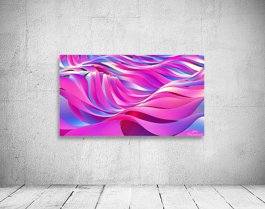 Abstract wave background Wall Preview