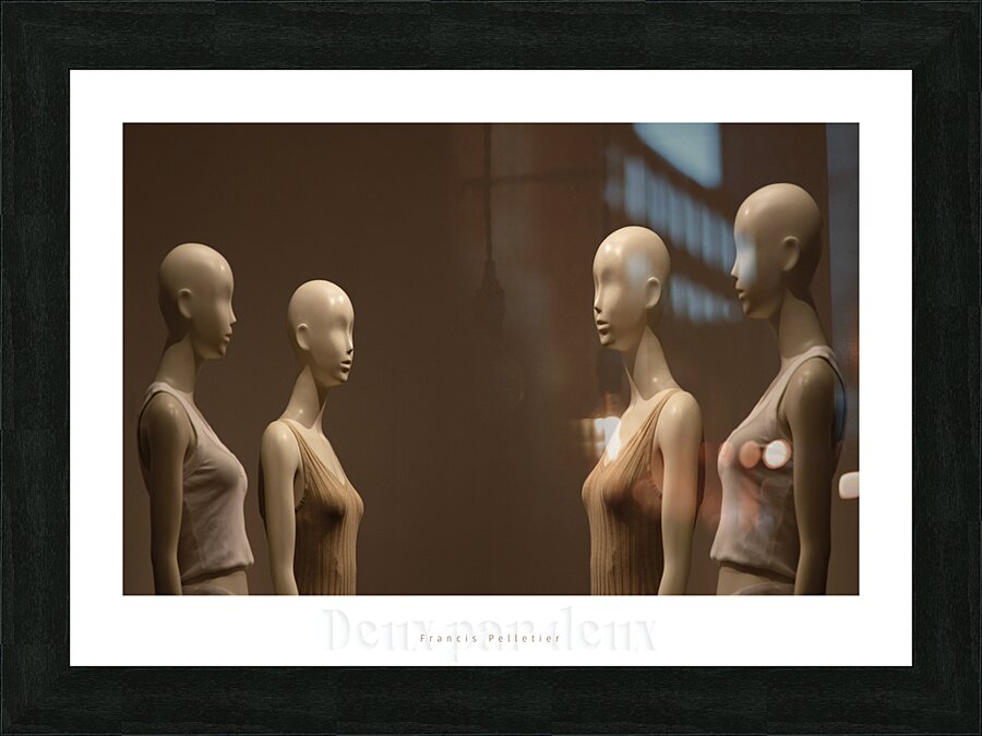 DEUX PAR DEUX Picture Frame print