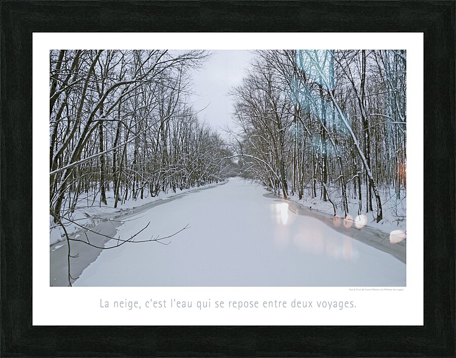 DU CIEL A LA MER Picture Frame print
