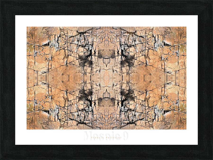 MOSAIC 9 Picture Frame print