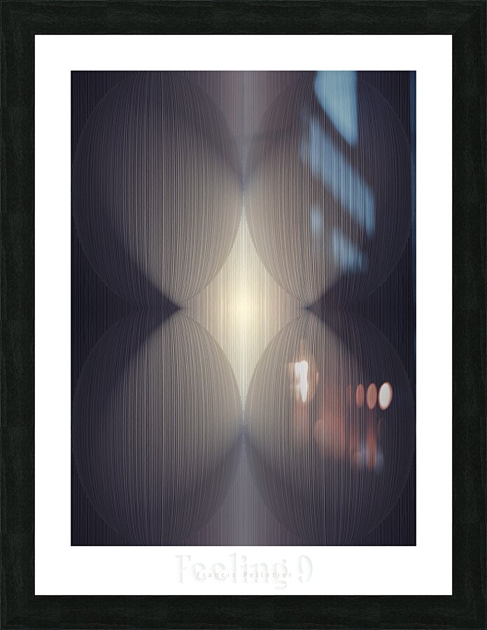 FEELING 9 Picture Frame print