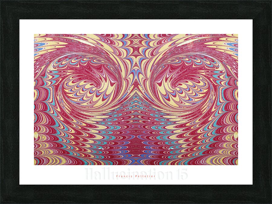 HALLUCINATION 15 Picture Frame print