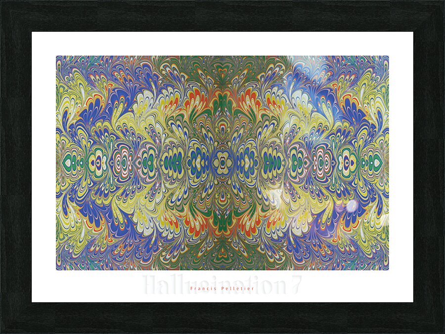 HALLUCINATION 7 Picture Frame print