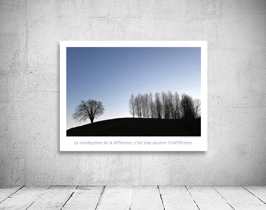 L INDIFFERENCE Wall Preview