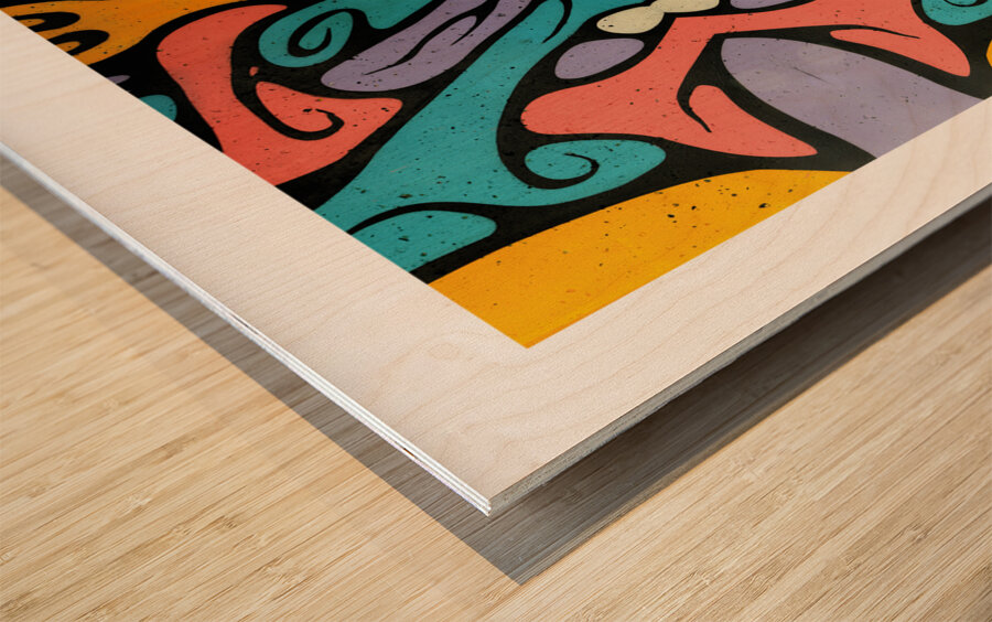 GRAFFITI 4 Wood print