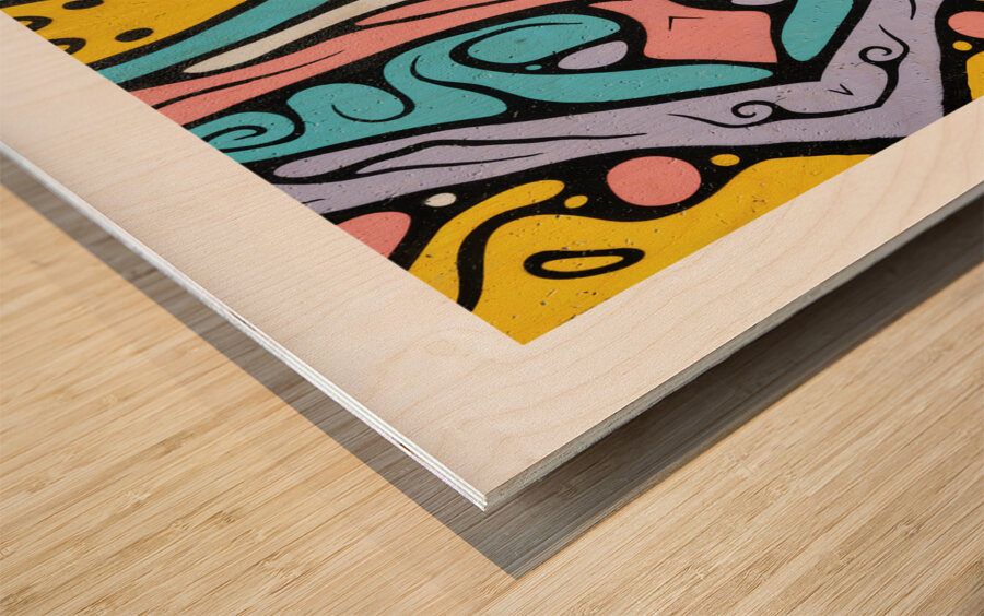 GRAFFITI 2 Wood print