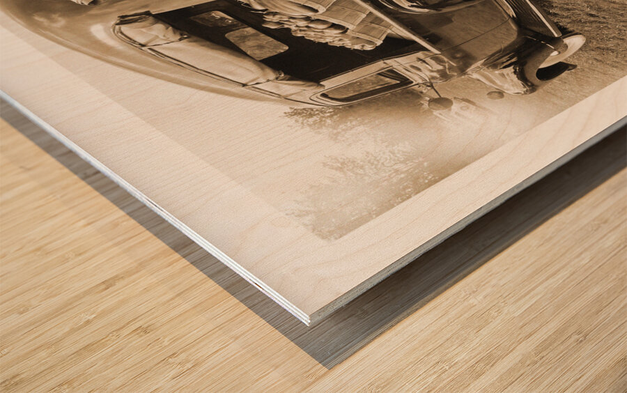 AUTO PORTRAIT 221 Wood print