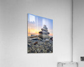 Zen Rocks Acrylic Print