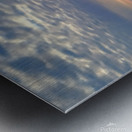 Ripples in time  Metal print