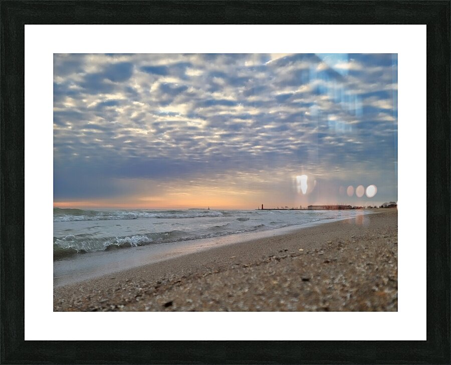 Ripples in time  Picture Frame print