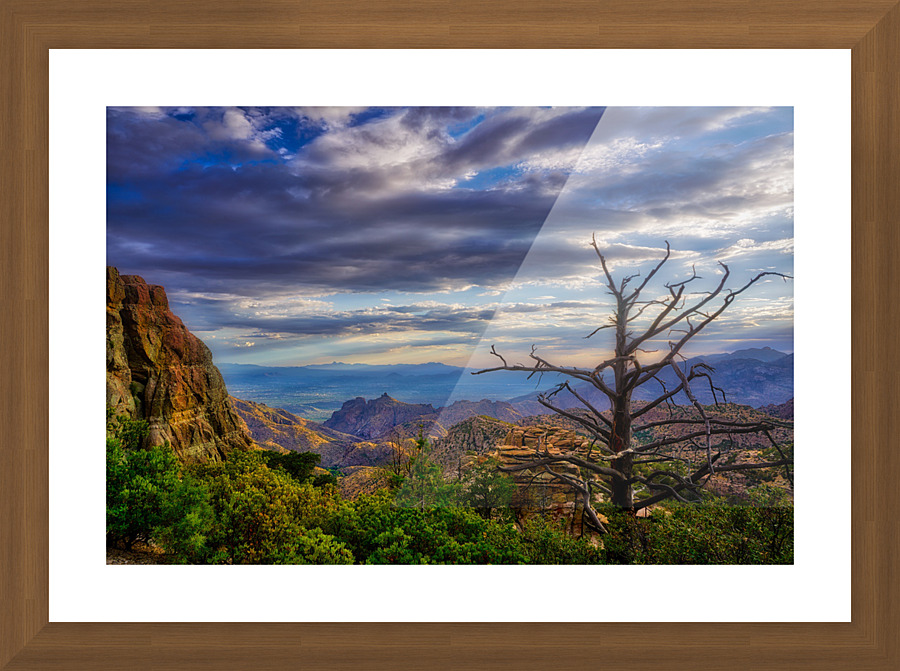 Windy Point View  2 Picture Frame print