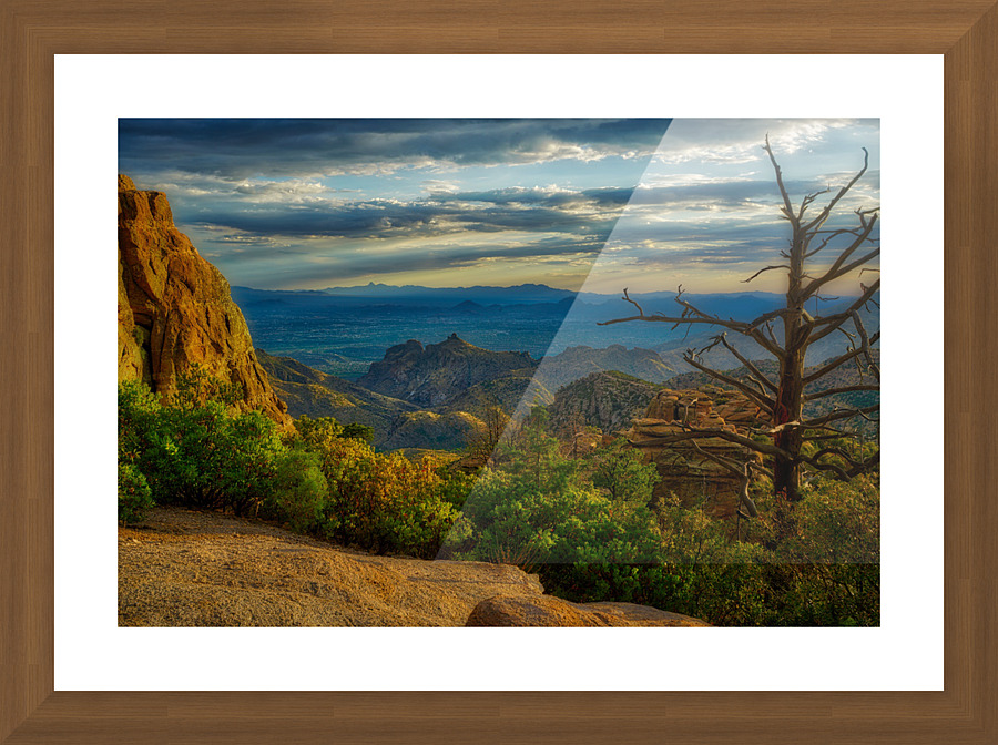 Windy Point View 1 Picture Frame print