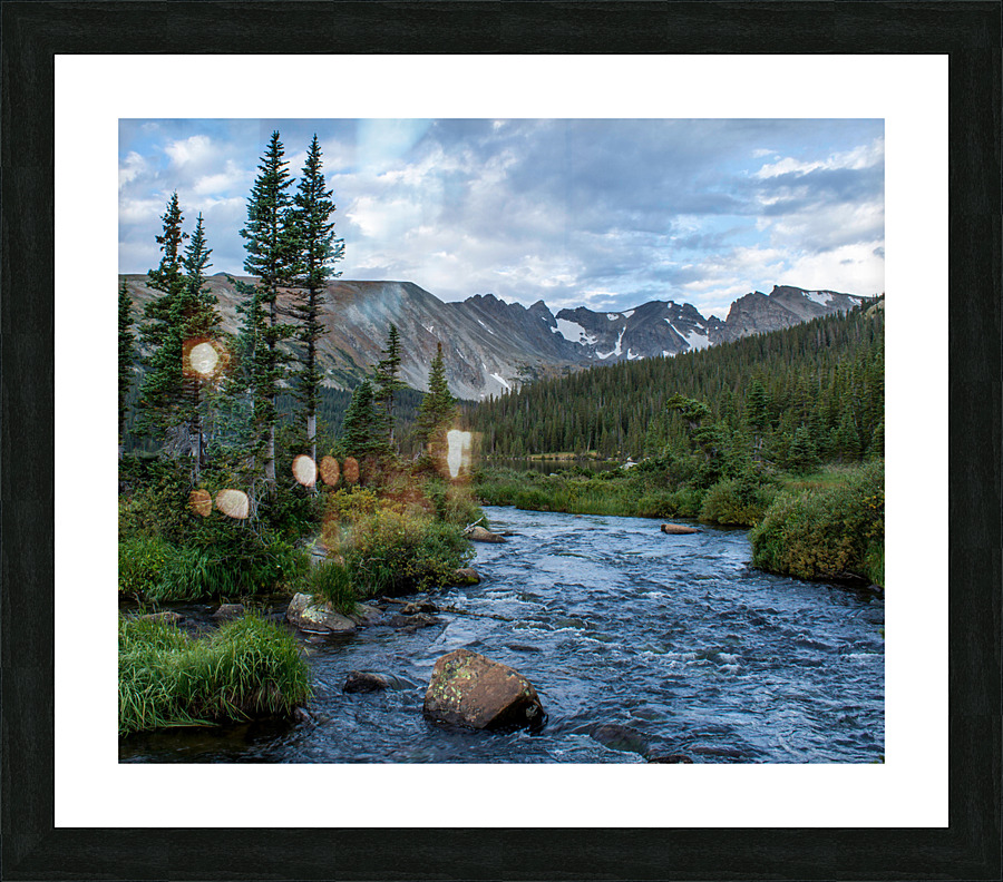 Barnard Lake Boulder 2 Picture Frame print