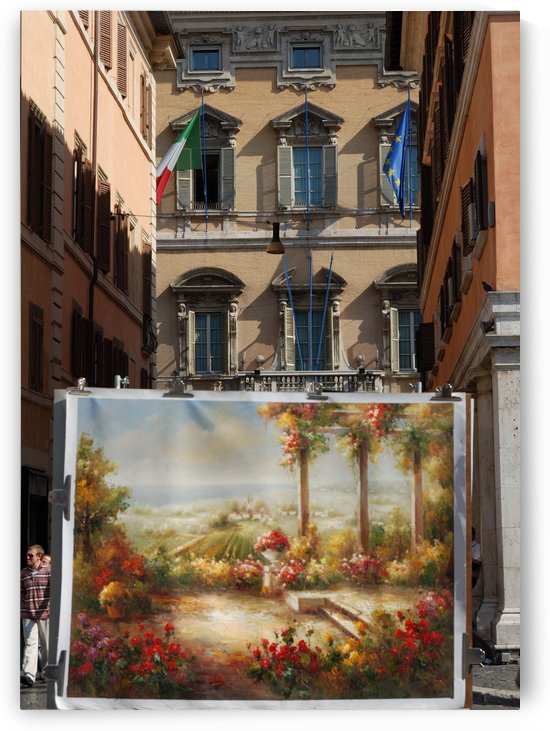Art Market Rome Italy by Morteza Golpoor
