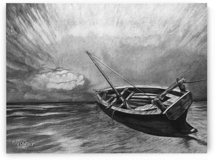 The Boat and the Cloud  by Morteza Golpoor