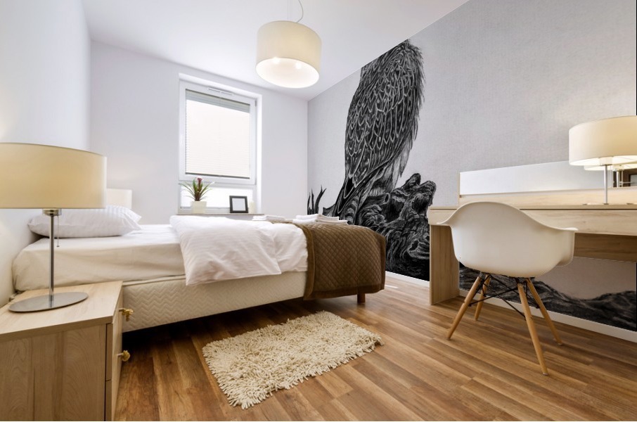Gyrfalcon Mural print