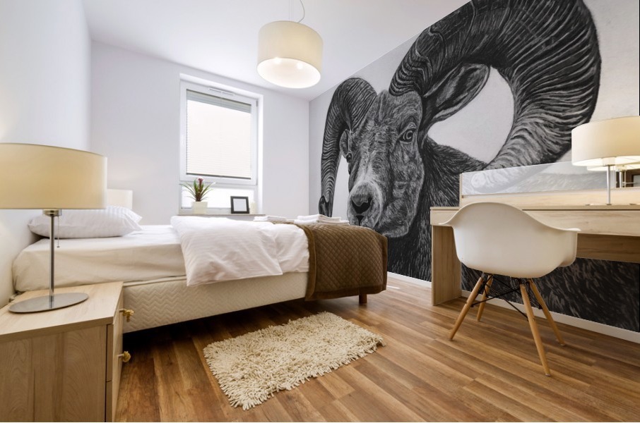 Hornes  Mural print