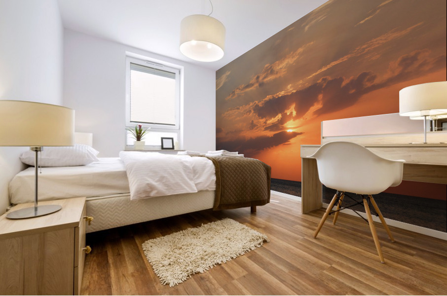 Sunset 2 Mural print