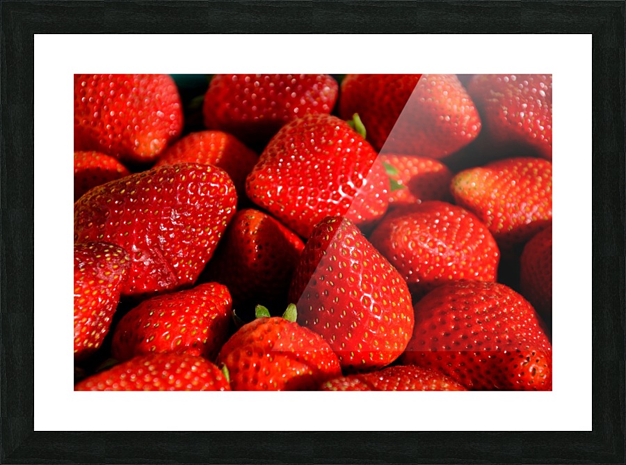 Strawberries   Picture Frame print