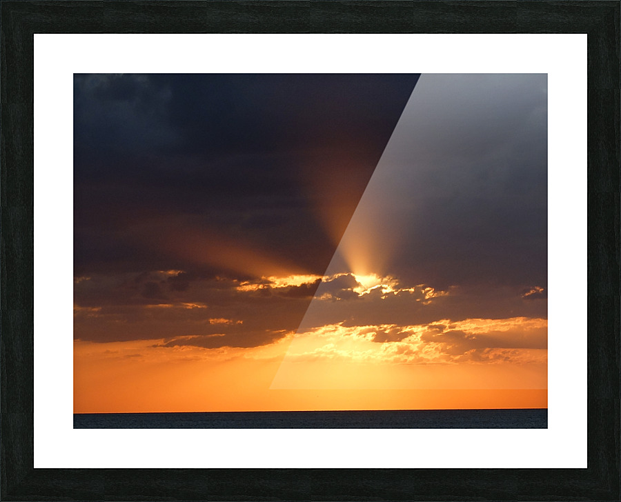 Sunset 5 Picture Frame print