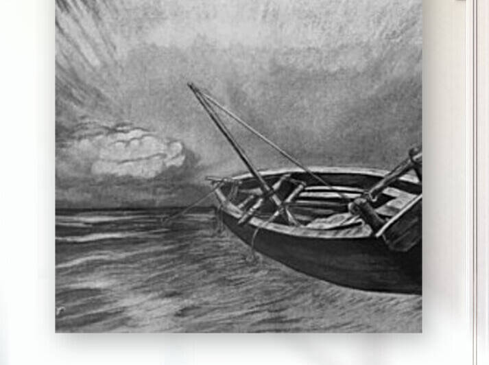 The Boat and the Cloud  by Morteza Golpoor