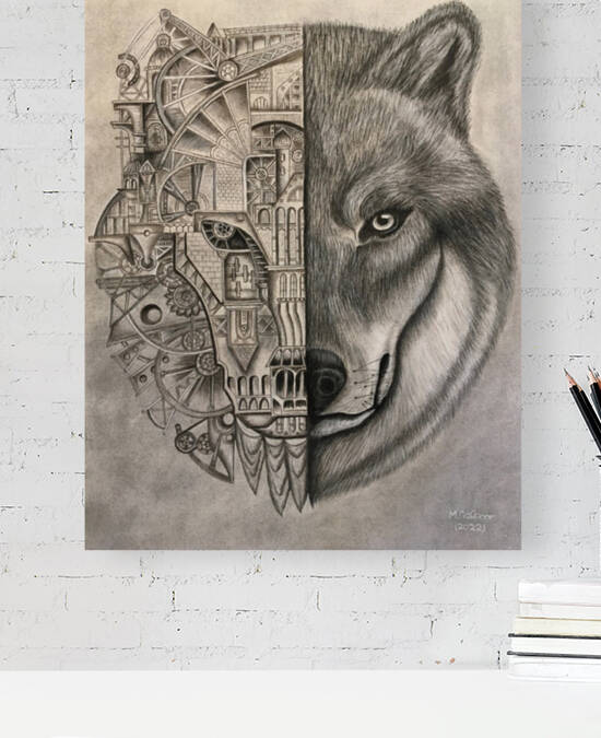 Mechanical Wolf by Morteza Golpoor