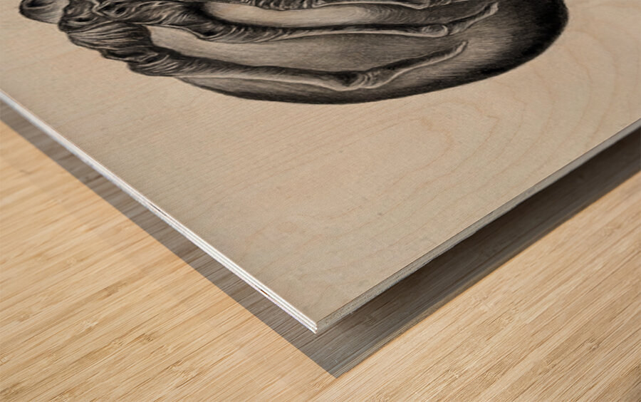 Face Hugger Wood print