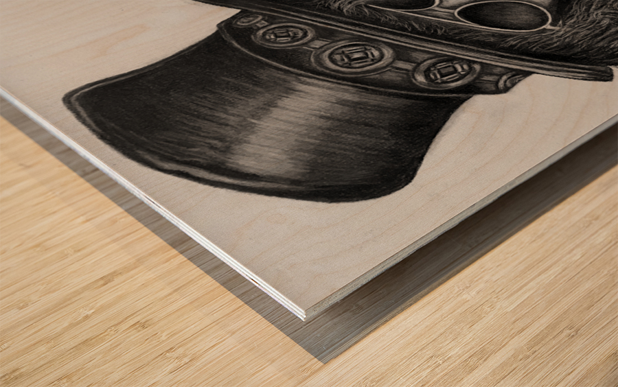 Slash2 Wood print