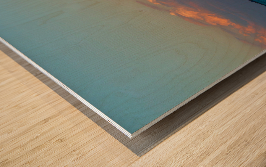 Sunset 6 Wood print