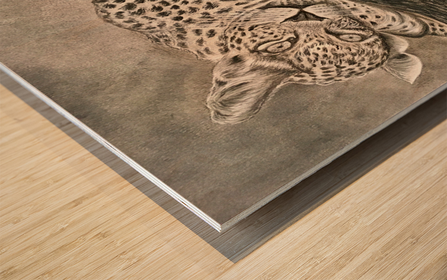 Reflecting Wood print