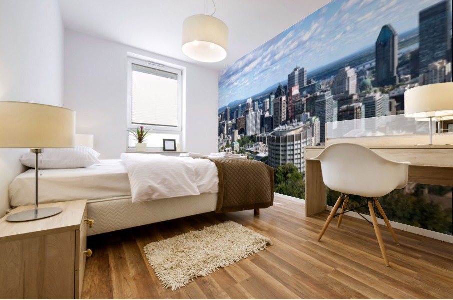 Montreal - Panoramic view Mural print