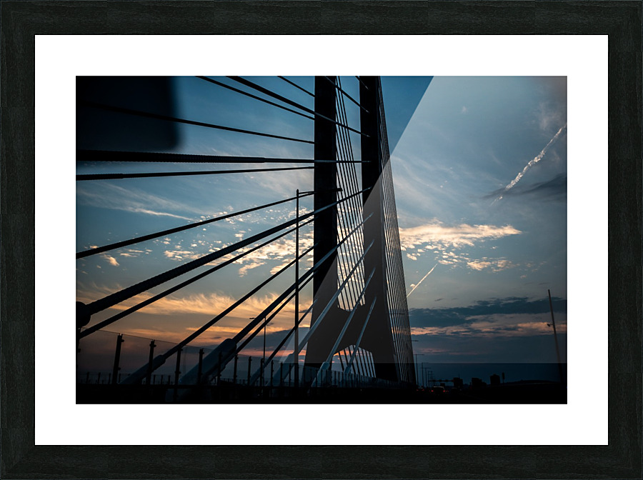 Montreal - Champlain Bridge Picture Frame print
