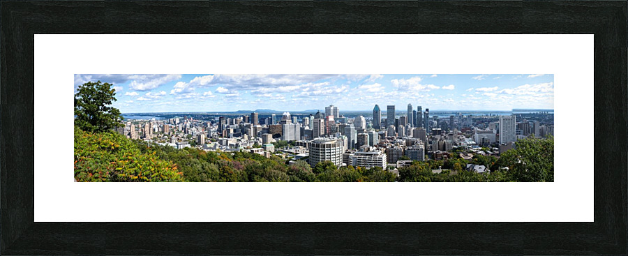 Montreal - Panoramic view Picture Frame print