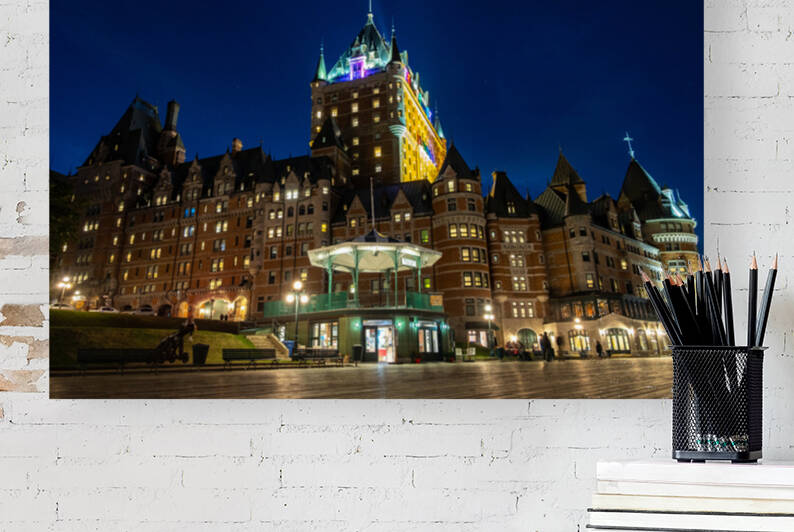 Quebec - Chateau Frontenac by night 2021 by KCMii Photography - Ali El Kacemi