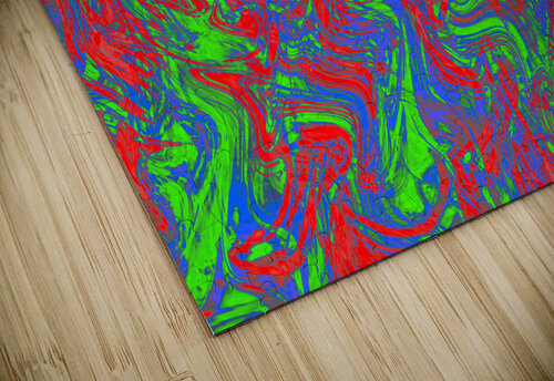 Trippy Wall Art- Liquid Techno Pattern Tim A Rowland puzzle