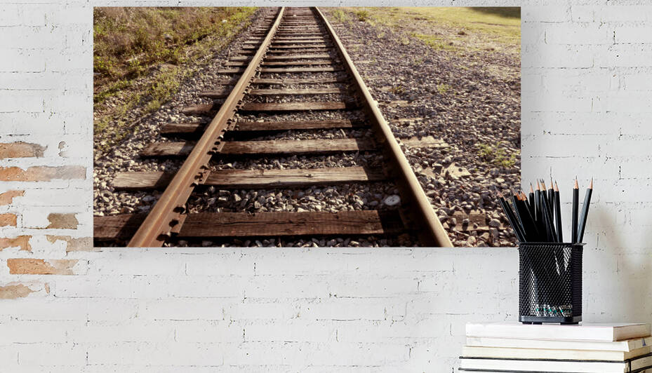 Walking on the Railroad Tracks Photography by Tim A Rowland