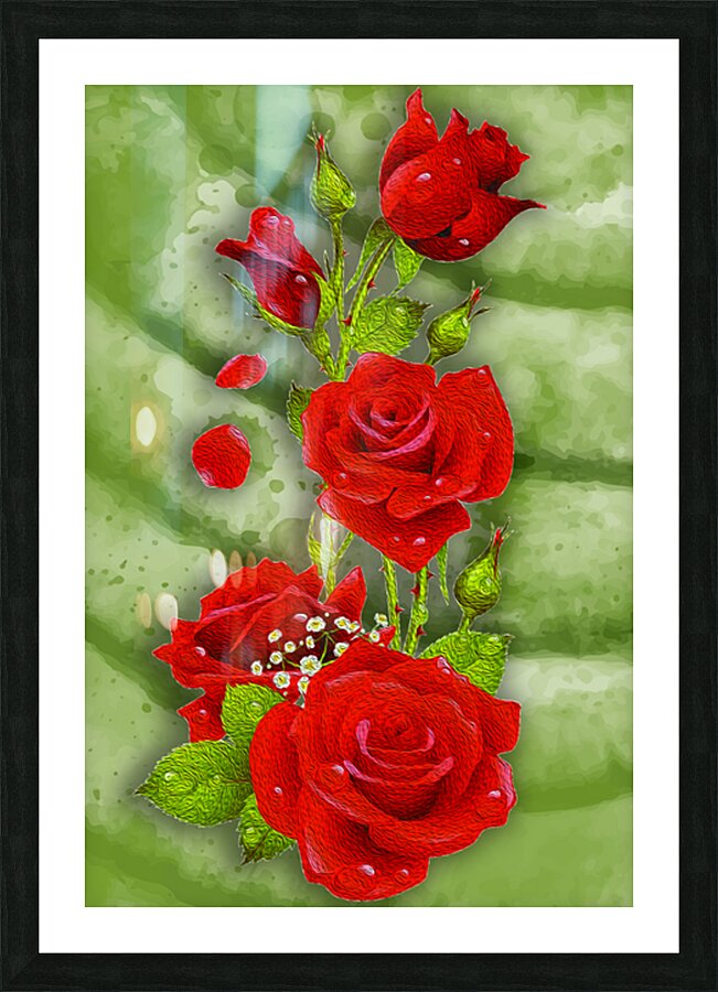 ROSE 2 Picture Frame print
