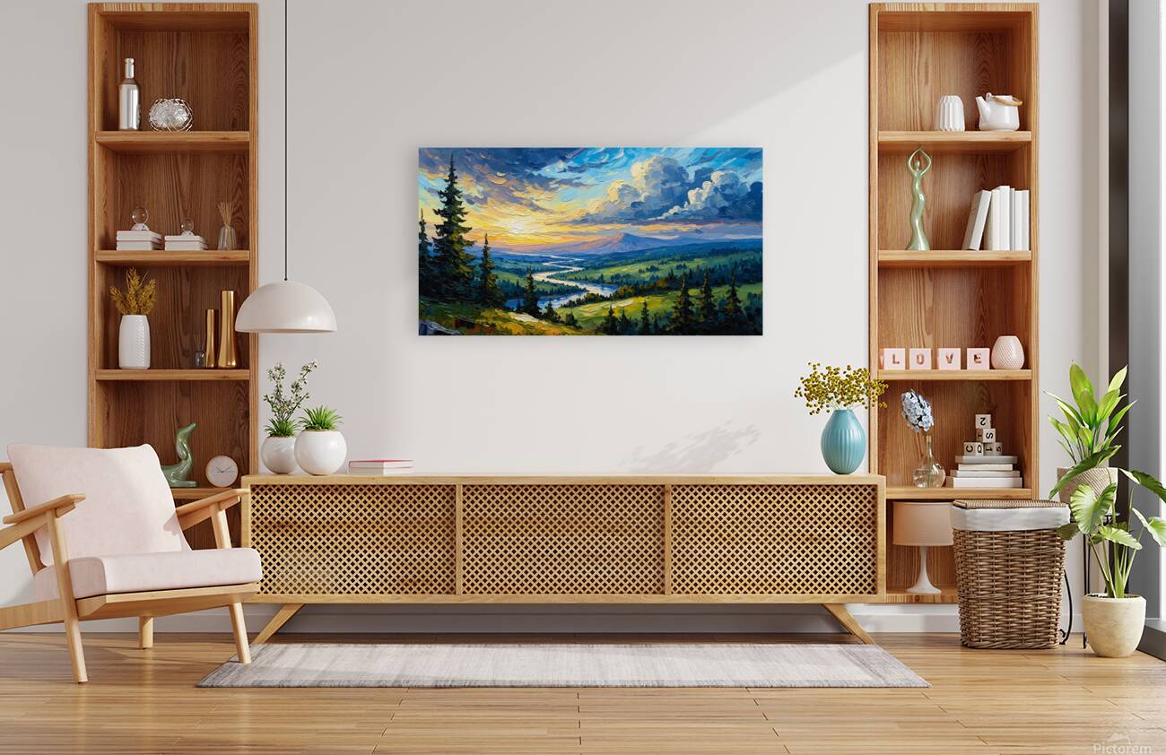 LANDSCAPE OIL PANTING Reproduction
