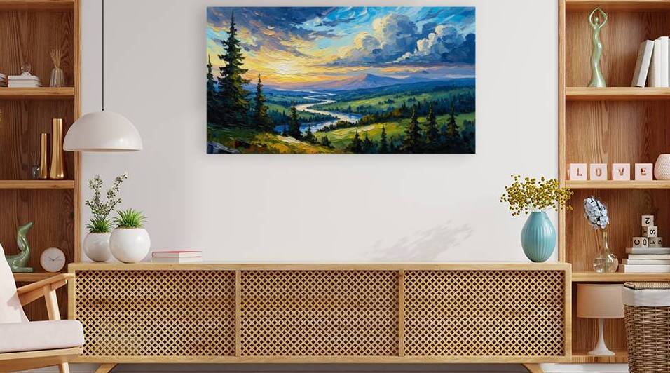 LANDSCAPE OIL PANTING Reproduction