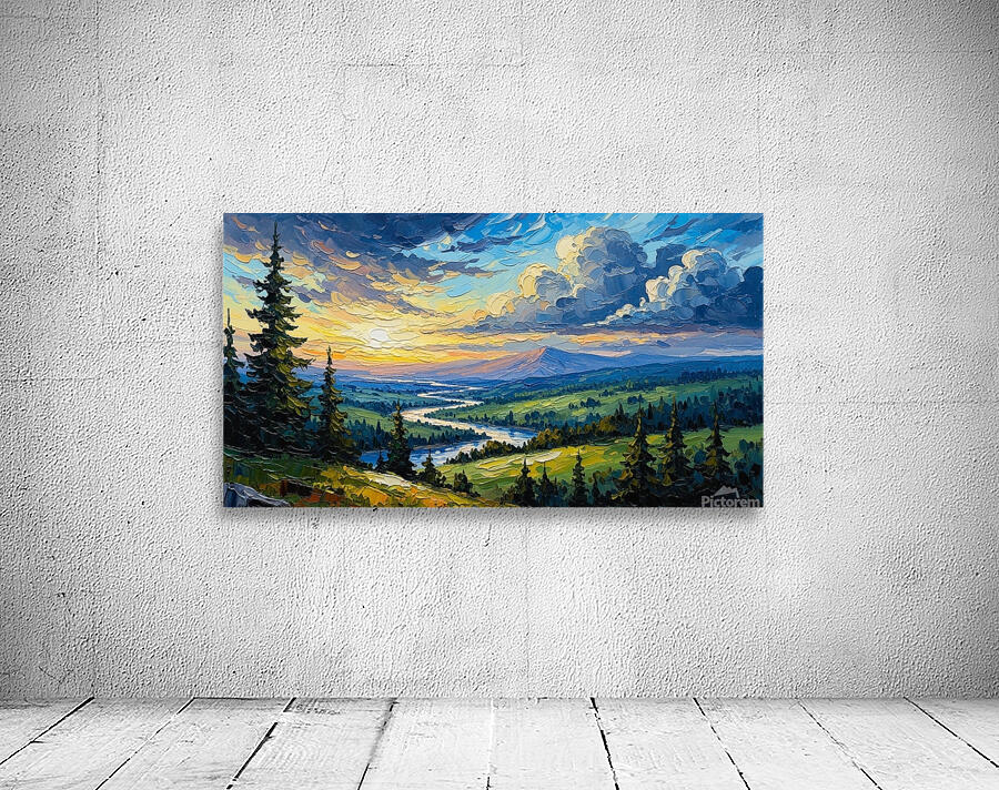 LANDSCAPE OIL PANTING Wall Preview