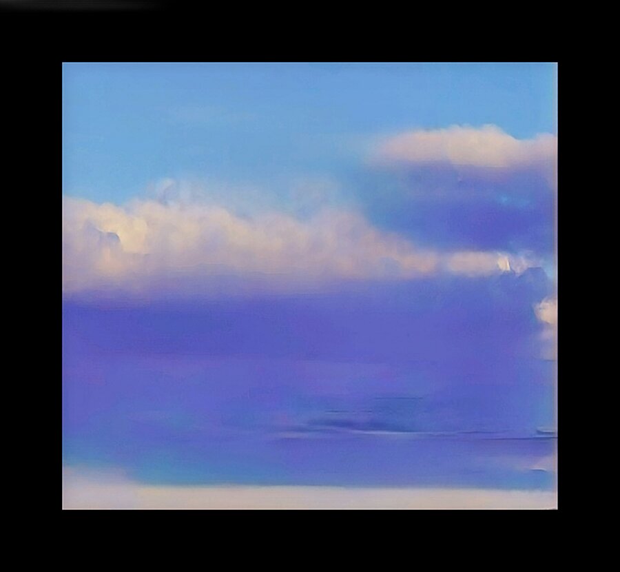 Its Raining Over There Picture Frame print