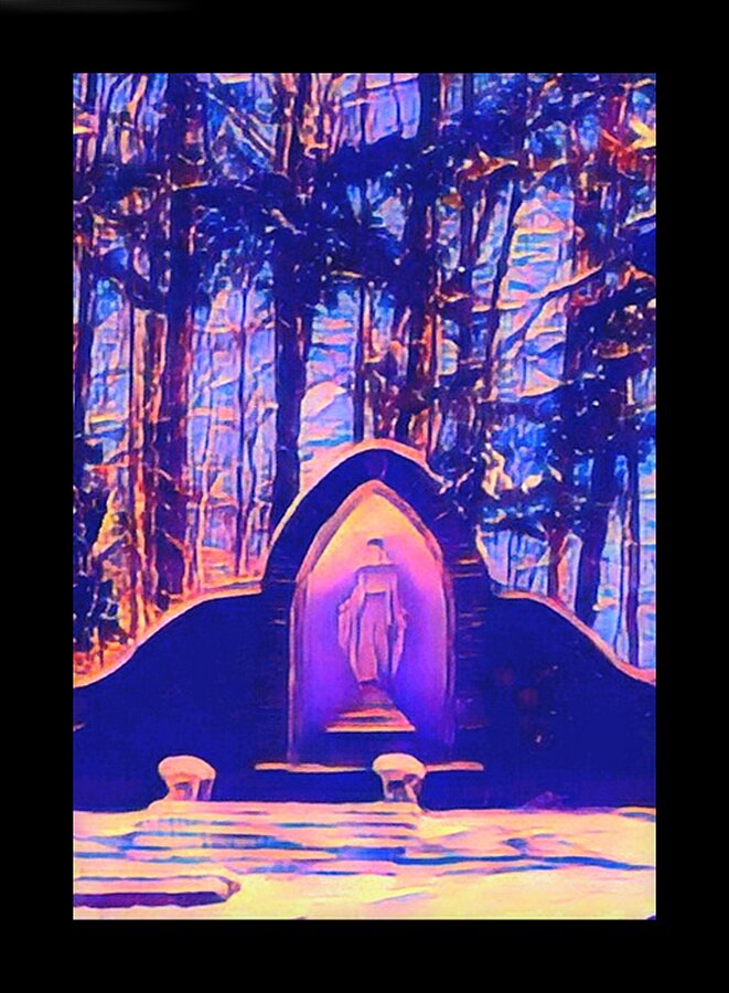 Holy Light  Picture Frame print