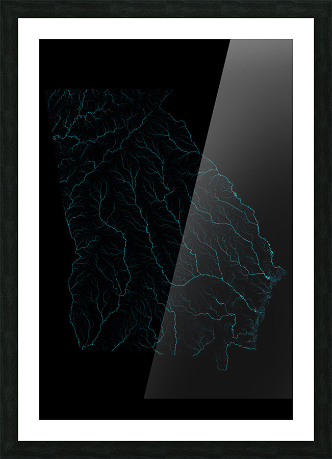 Georgia Rivers Picture Frame Printing