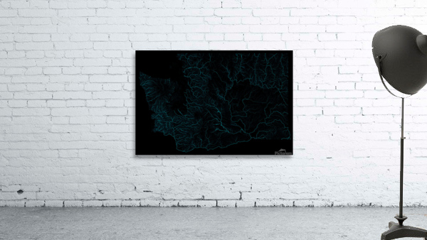Washington  State Rivers Wall Preview