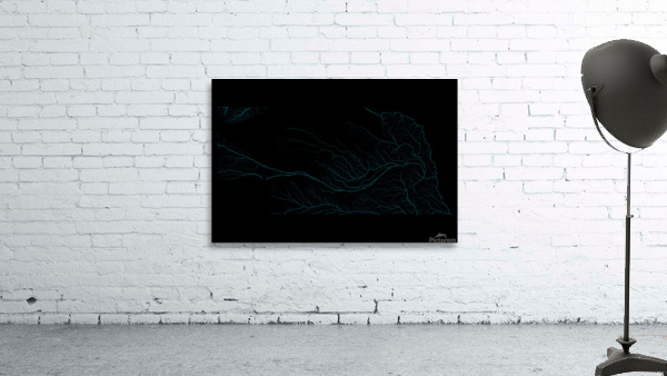 Nebraska Rivers Wall Preview