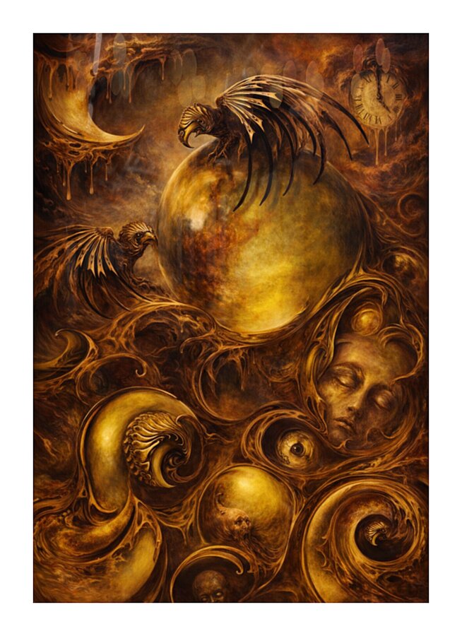 The Keeper of Luminous Secrets Picture Frame print