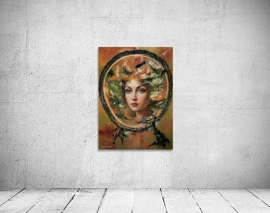 Framed Self-Portrait with Mystic Sentiment Wall Preview