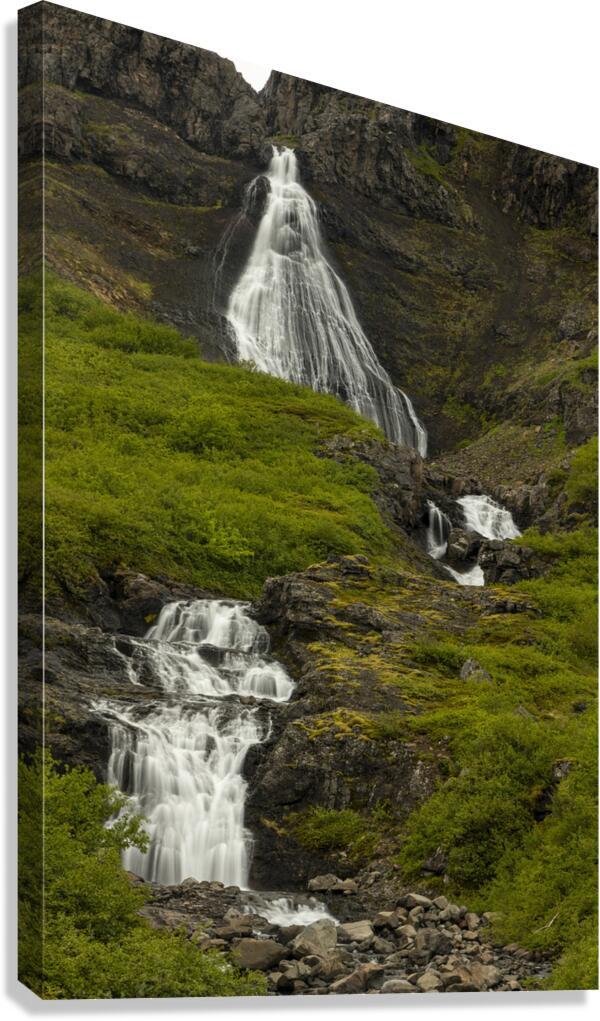 Iceland Falls 3 Canvas Print